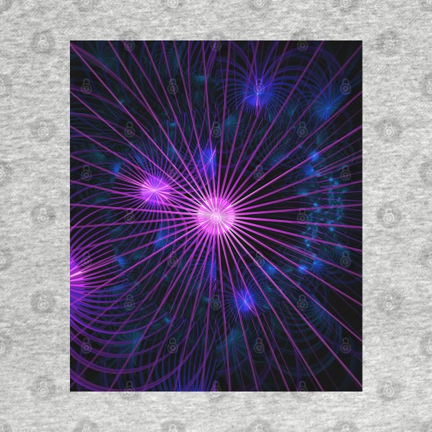 Star String Galaxy, Digital Abstract Artwork by love-fi